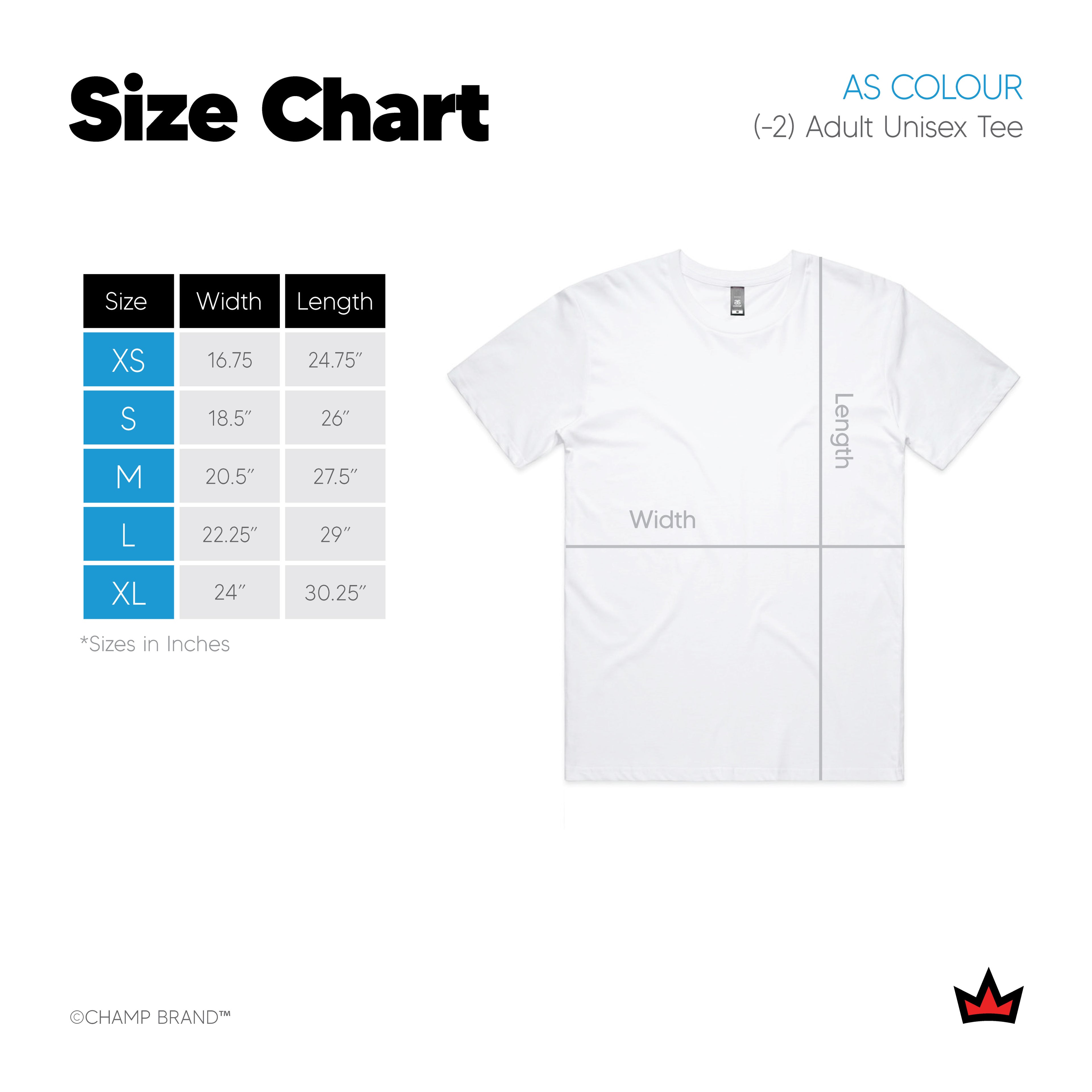 Champ T-Shirt (-2")